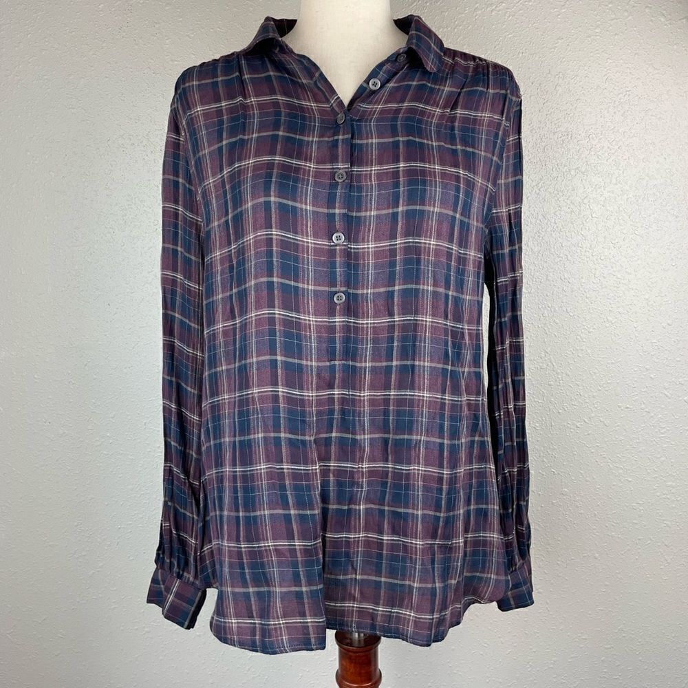 LOFT Button Down Shirt Size L EUC